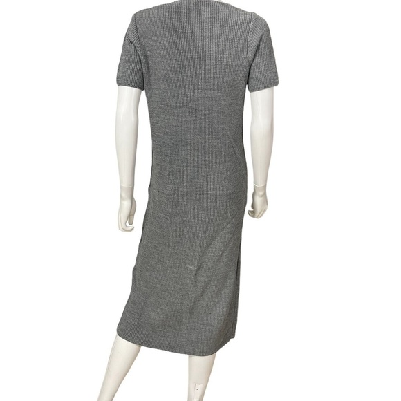 ASOS Grey Short Sleeve Sweater Dress - Picture 4 of 10